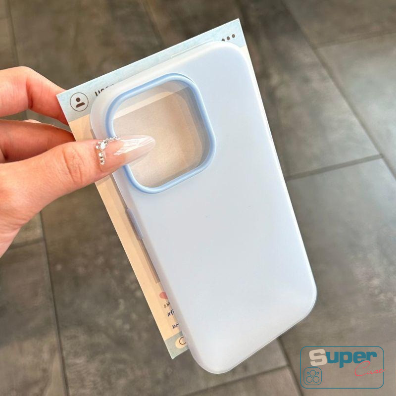 Ốp Lưng Tương Thích Cho IPhone 15 11 13 16 12 14 Pro Max 16 13 12 15 14 Pro 7Plus 14 7 16 6s 8 15 6 Plus XR X XS Đơn Giản Dễ Thương Thời Trang Màu Kẹo Silicon Mới 2 in1 Mềm Mại Bao da