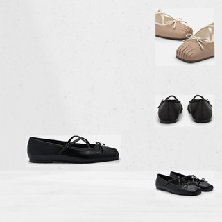 Giày PEDRO Nica Satin Ballerina Flats - PW1-66480114 chính hãng đủ bill