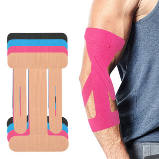 Băng Kinesiology 5 miếng, cao su đàn hồi thoáng khí, chống thấm nước - Hỗ trợ khớp và giảm đau cơ bắp
