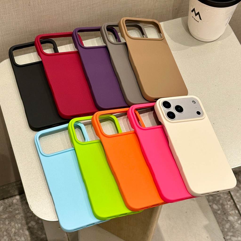 Ốp điện thoại TPU mềm cảm giác cảm ứng thoải mái cho iPhone 17 / 16 / 15 / 14 / 13 / 12 / 11 / Xs MAx Vỏ iPhone chống sốc