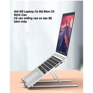 Giá đỡ LAPTOP, MACBOOK, IPAD có thể điều chỉnh được độ cao, chất liệu nhôm siêu bền