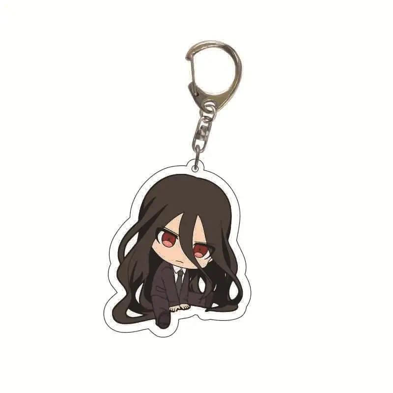 Anime Danganronpa Cosplay Costume Double Sided Acrylic Keychain Collection Anime Game Figures Nanami ChiaKi Key Chain Pe