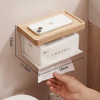 Sao BiểnHome Kim Loại Quả óc chó Gỗ Chắc Chắn Đục Lỗ Phòng Tắm Nhà Vệ Sinh Giấy Dán Tường Giấy Vệ Sinh Kệ Giấy