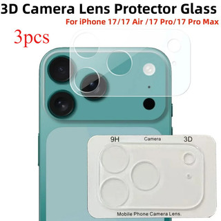 3 Ống Kính Máy Ảnh Kính Cho iPhone 17 16 Pro Max 14 15 Pro Max HD Camera Bảo Vệ Ống Kính Cho iPhone 17 Air 17 Pro Max Ống Kính Phim