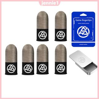 1 / 2 Cặp Đầu ngón tay phát sáng Trò chơi chống mồ hôi Tay áo ngón tay Màn hình cảm ứng chống trượt Găng tay ngón tay cái Găng tay cảm ứng di động nhạy cảm thoáng khí cho trò chơi PUBG [jennie1.vn]