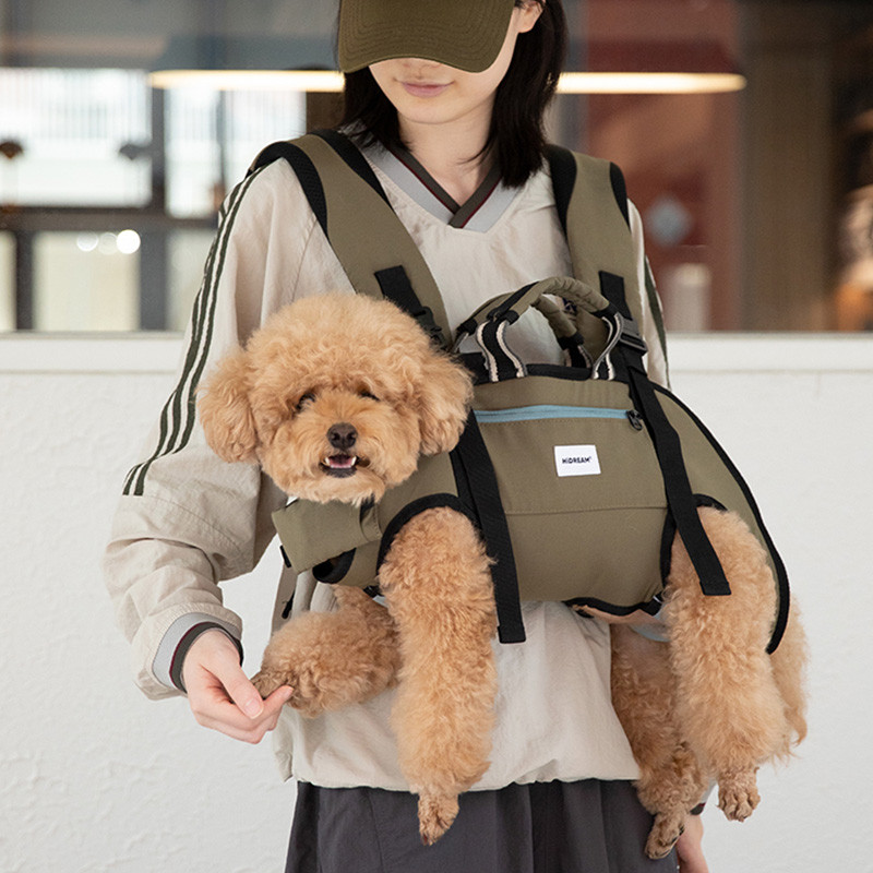 HIDREAM Pet Spine Protection Ba lô Thiết kế mang theo 3 chiều Hỗ trợ đầu Không bị rối cho thú cưng 15kg