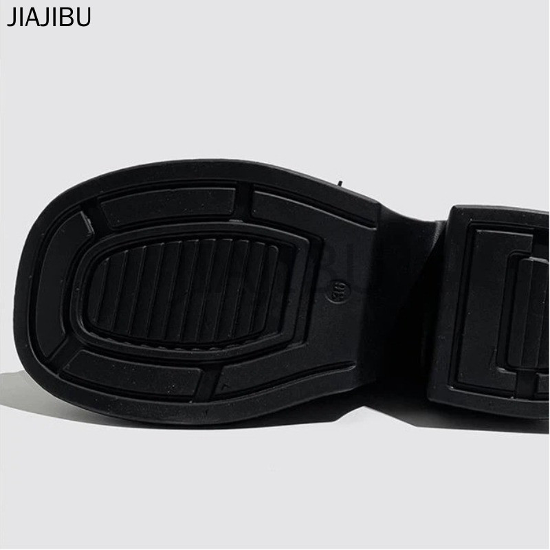 Size 35-42 Giày Oxford Mũi Tròn Chống Trượt Chất Lượng Cao Cỡ Lớn, Buộc Dây Phong Cách Sinh Viên Anh Dành Cho Nữ Korean Fashion Matte / Shiny Platform Mary Jane Shoes Đồng Phục JK Nhật Bản Lolita Giày Da Nhỏ Gót Dày Màu Trắng/đen