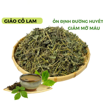 Giảo Cổ Lam khô Hoà Bình Trà giảo cổ lam 7 lá sấy khô thơm không vụn GCL
