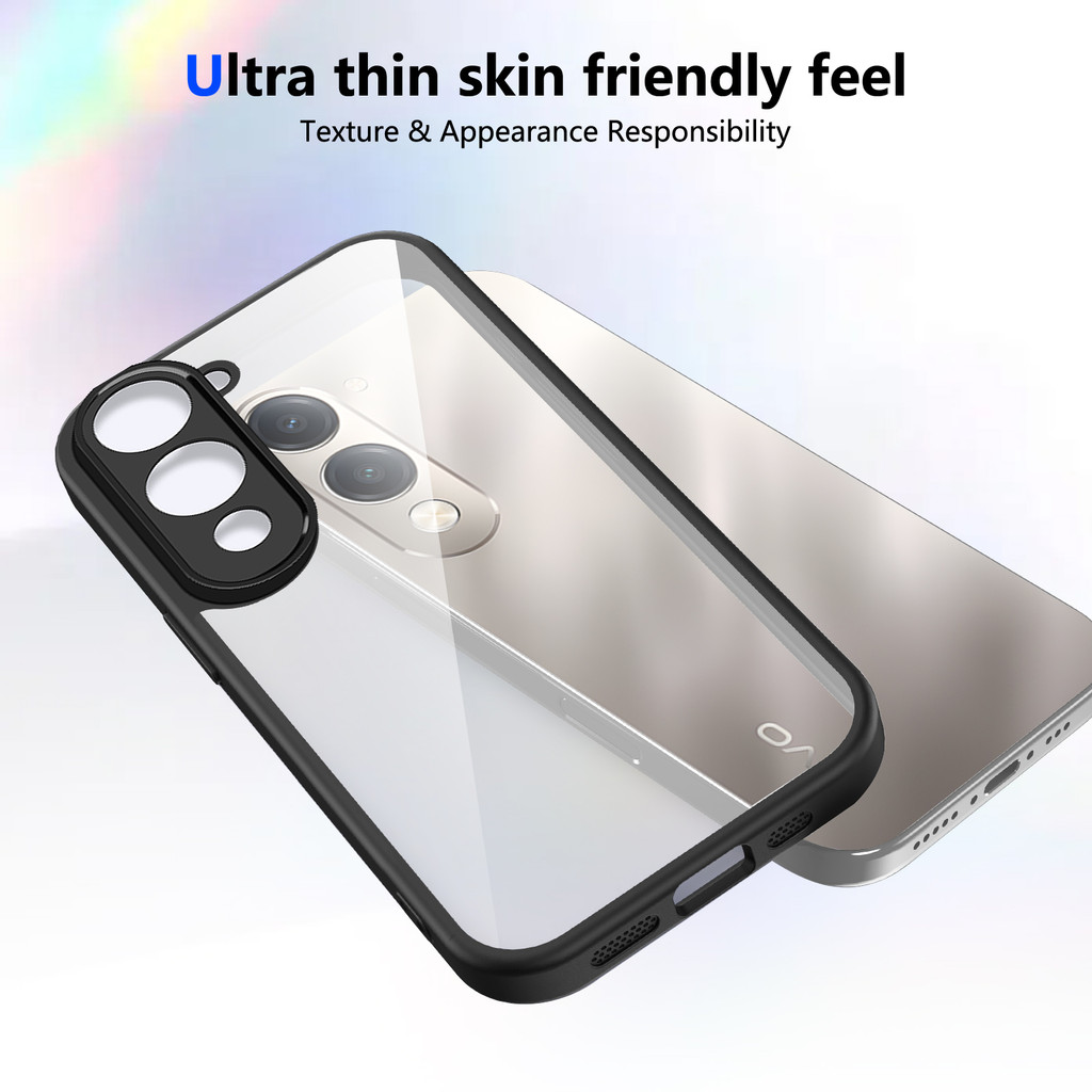 Ốp lưng Vivo Y04 Vỏ trong suốt mờ thời trang cho Vivo Y04 Vỏ điện thoại