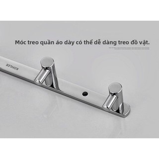 【 KOHLER 】 Móc áo tắm bằng đồng nguyên chất, móc treo tường phía sau cửa tủ quần áo, khách sạn, phòng khách, không cần k
