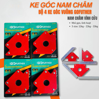Bộ 4 ke góc nam châm, Ke góc vuông đủ loại 12kg 22kg và 33kg GOFUTHER