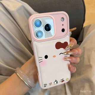 Ốp Điện Thoại Thích Hợp Cho iPhone Bow KT Expression Thích Hợp Cho iPhone17promax Trắng Hồng 14 15 16 Vỏ Mềm 13p Chống Sốc 1 Vỏ Bảo Vệ UMNT