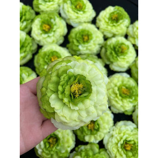 10 bông trà highlight size 8cm - hoa vải