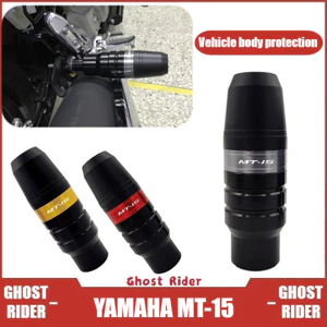 CHO Yamaha MT-15 2017-2024 CNC Hợp Kim Nhôm Tai Nạn Miếng Lót Khung Thanh Trượt Bảo Vệ Ống Xả Bảo Vệ Động Cơ Phụ Kiện Xe Máy