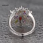 Một thế giới| Phụ Nữ Nhiều Màu Đính Đá Cubic Zirconia Nhẫn Cưới Đính Hôn Trang Sức