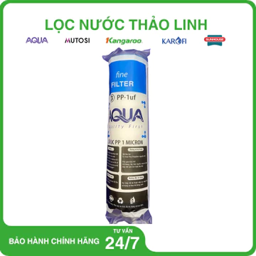 (Mua sỉ giá rẻ) Lõi lọc nước AQUA chính hãng - Lõi lọc thô số 3 Sợi bông PP 1 MICRON