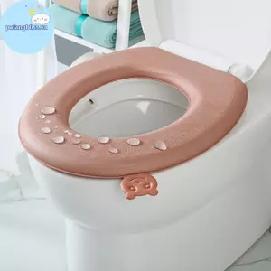 Pufangbliss EVA Chống Thấm Nước Bồn Cầu Bọc Chất Liệu Thiên Tính Bốn Mùa Đa Năng Mềm Vệ Sinh Pad Ấm Áp Cho Phòng Tắm Sử Dụng VN