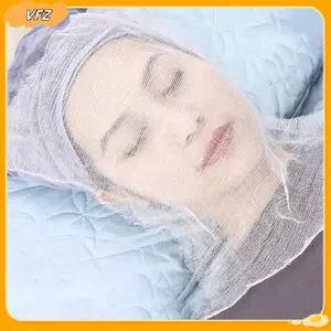 VFZ 50 / 100 Cái Cotton Nguyên Chất Mềm Mại Thẩm Mỹ Viện Áp Dụng Mặt nạ Mềm Làm Đẹp Gạc Blo Mặt nạ dùng một lần Mặt nạ đặc biệt Chăm sóc da mặt Louislifecool