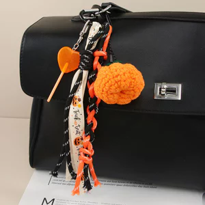 Đồ trang trí bí ngô DIY sáng tạo Halloween Phụ kiện túi độc đáo hợp thời trang