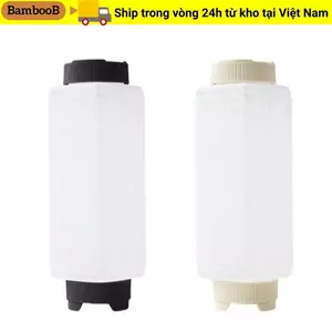 Chai Bóp BAMBOOB, Chai Nước Sốt Bóp Hai Đầu Dung Tích Lớn, Dụng Cụ Nhà Bếp 720ml Đầu Ra Đầu Tiên Nhựa Cà Chua Catchup Dispenser Nồi Dã Ngoại