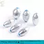ROLY 20 Chiếc Chìm Trọng Lượng Câu Cá, Chì Câu Cá Cá Chép, 2024 3g / 4g / 5g / 6g / 7g / 8g / 9g / 10g Hợp Kim Thép carbon Chất Liệu Trọng Lượng Rỗng Mồi Chì Trọng Lượng Cá Chép Câu Cá