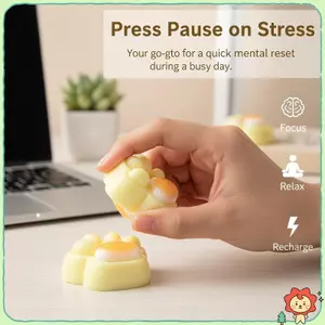Thân Thiện Với Môi Trường Mềm Mèo Paw Bóp Đồ Chơi Phục Hồi Chậm Giảm Căng Thẳng Đồ Chơi Co Giãn Cho Trẻ Em Quà Tặng Giáng Sinh