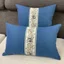 Mới Phong Cách Trung Quốc Vải Lanh Gối Nội Thất Đệm Lưng Gỗ Gụ Sofa Tựa Lưng Hình Chữ Nhật Thắt Lưng Gối Có Lõi DN80
