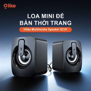 Olike SC01 Loa Máy Tính Mini Có Dây 4W Stereo Bass USB Jack 3.5mm Loa PC Loa Laptop Loa Để Bàn Cho Máy Tính Bảng