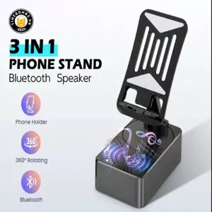 {TB & Bag} Loa có giá đỡ điện thoại Giá đỡ điện thoại di động 5 trong 1 360° Đế đứng 5000mAh.