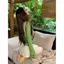 Áo thun dài tay xếp ly Lyocell Hot Girl Pure Desire Halter Áo thun dài tay xếp ly vừa vặn cho nữ Trang phục mùa hè Slim-fit Slimmer Look Top