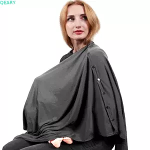 Khăn Điều Dưỡng QEARY, Thoải Mái Mềm Mại Cho Mẹ Điều Dưỡng, Chăn Xe Đẩy Đa Năng Nút Có Thể Điều Chỉnh Chăn Cho Con Bú Quấn Cho Bé