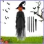 Đồ trang trí phù thủy Halloween Cảm biến kích hoạt âm thanh Đạo cụ đầu bí ngô Đồ trang trí Halloween ngoài trời cho sân mueadsyvn