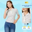 Áo Polo Nữ Yody Kẻ Phối Bo Cổ Slim Fit Co giãn 4 chiều Mềm mại, ôm dáng WCPO26A033
