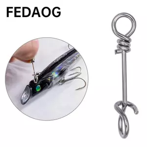 FEDAOG 50 Chiếc Nhẫn Chắc Chắn Hot Fastach Bền Xoay Snap