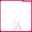 JASMINE Gốm Trắng Tinh Tế Hòa Bình Dove Nelace Dành Cho Nữ Vintage Dove Mặt Dây Chuyền Áo Len Dây Chuyền Thời Trang Dự Tiệc Phụ Kiện Trang Sức Quà Tặng JASMINE