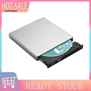 < CarFashion > Ổ đĩa ngoài Ổ đĩa quang di động USB 20 tốc độ cao mỏng cho phim
