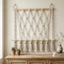 Kệ treo tường Macrame Khu vực nhỏ Kệ lưu trữ Macrame Sắp xếp Tiết kiệm không gian Nhẹ cho trẻ em, mẫu giáo