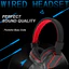 < CarFashion > Tai nghe âm thanh nổi HiFi di động có thể gập lại có dây Tai nghe chơi game âm trầm nặng có Mic