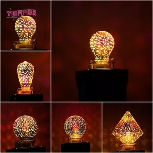 YOFFOR Pháo Hoa Bóng Đèn Bóng Vít Kết Nối Trang Trí Nhà Cửa A60 / ST64 / G80 / G95 Edison