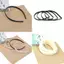 JULYHOT 10 Cái / bộ Dây Buộc Tóc Nhựa Không Răng Trẻ Em Phụ Kiện Tóc Thủ Công DIY 2 Màu Sắc Massivedeals