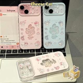 cho Melodi Ốp điện thoại Giai điệu hồng xanh dễ thương cho iPhone 14 Pro Max 13 12 11 15 16 17 Air Xs XR