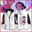 K-Pop Demon Hunters HUNTR / X Rumi Mira Zoey anime dây kéo Áo khoác Unisex Top