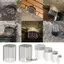 Nắp thoát nước ban công bằng thép không gỉ chống tắc 4 Inch cho sàn nhà và hệ thống thoát nước phòng tắm MỚI