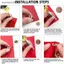 SRVN Dễ sử dụng 100 / 200 / 400 / 600 Piece Snap Fastener Set cho các dự án thủ công thủ công DIY.