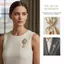 HFSHY Sang Trọng Vintage Pha Lê Thổ Cẩm Vàng Mạ Bạc Không Phai Màu Lapel Pin Cho Nữ Cưới Dạ Hội Đầm Phụ Kiện VN