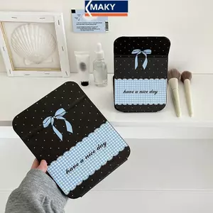 MAKY Nơ Để Bàn Gương Trang Điểm Đơn Giản Di Động Sinh Viên Dễ Thương Nhà Thơ Gương Du Lịch Gương Dụng Cụ Làm Đẹp VN
