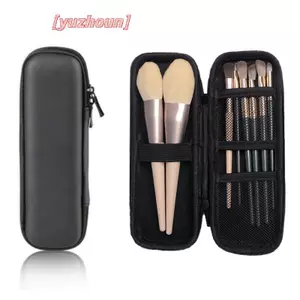 Hộp đựng cọ trang điểm nữ Túi đựng mỹ phẩm nhỏ tinh khiết Lipsti Pen Organizer Hộp đựng dụng cụ làm đẹp Hộp lưu trữ dây kéo Túi dài