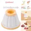4 Khuôn Bánh Pudding Máy Nướng Có Thể Tái Sử Dụng DIY Thạch Pudding Khuôn Bánh Thạch Nhựa Khuôn Dụng Cụ Nướng Bánh Khuôn Bánh Mì