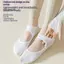 < WHPHous-t > Yoga Pilates Sos Chống Trơn Trượt Mũi Mở Liền Mạch Mềm Mại Thoáng Khí Vải Free Size Mắt Cá Chân Nữ Khiêu Vũ Thể Thao Sos Cho Tập Gym Thể Dục Đẹp