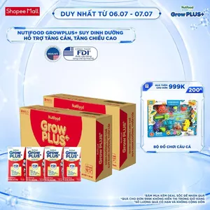 Combo 2 Thùng 48 hộp SBPS GrowPLUS+ suy dinh dưỡng trên 1 tuổi 110ml (Bao bì tuỳ đợt nhập hàng) (Bao bì tùy lô hàng)